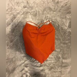 strappy back crop top